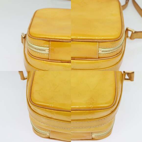 LOUIS VUITTON Monogram Vernis Wooster Bag Lime Yellow M91075 - Picture 10 of 12